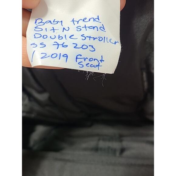 Baby Trend Sit N Stand Double Stroller Front Row Seat Cover Gray #SS76203/2019 - Picture 6 of 9